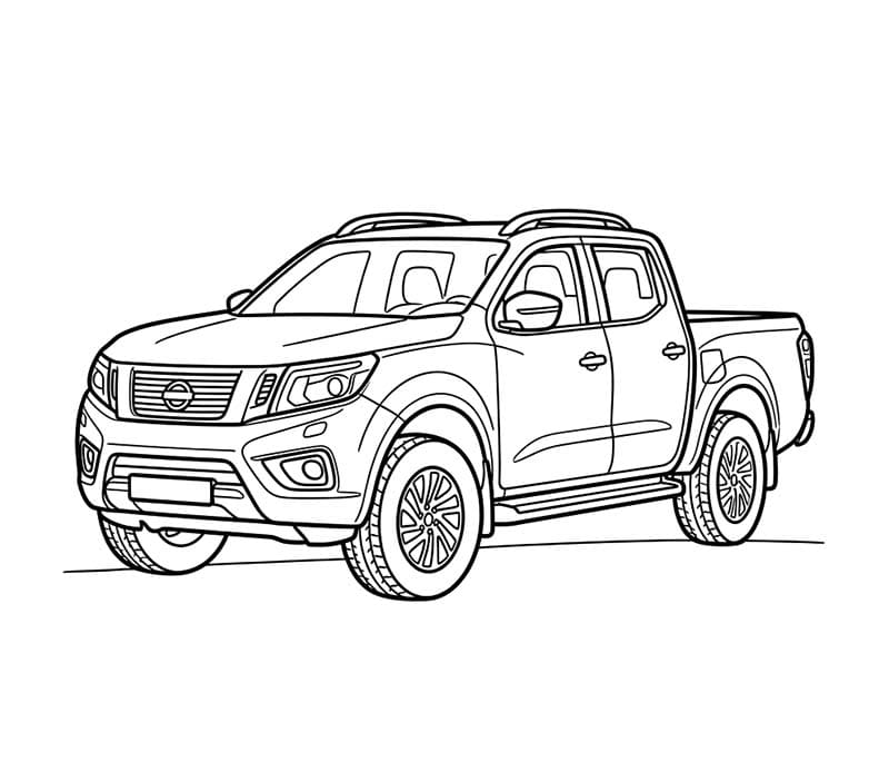 Nissan pro děti omalovánka