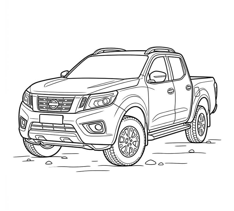 Nissan zdarma pro děti omalovánka