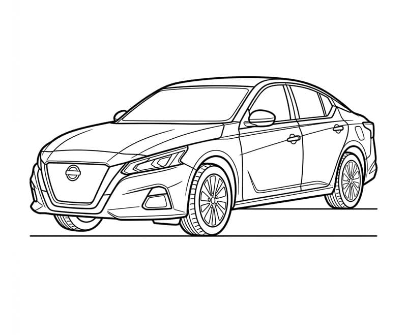 Nissan zdarma základní omalovánka