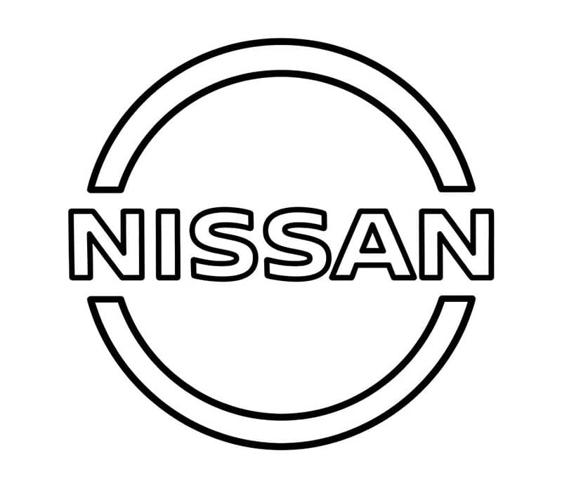 Obraz Nissan zdarma omalovánka