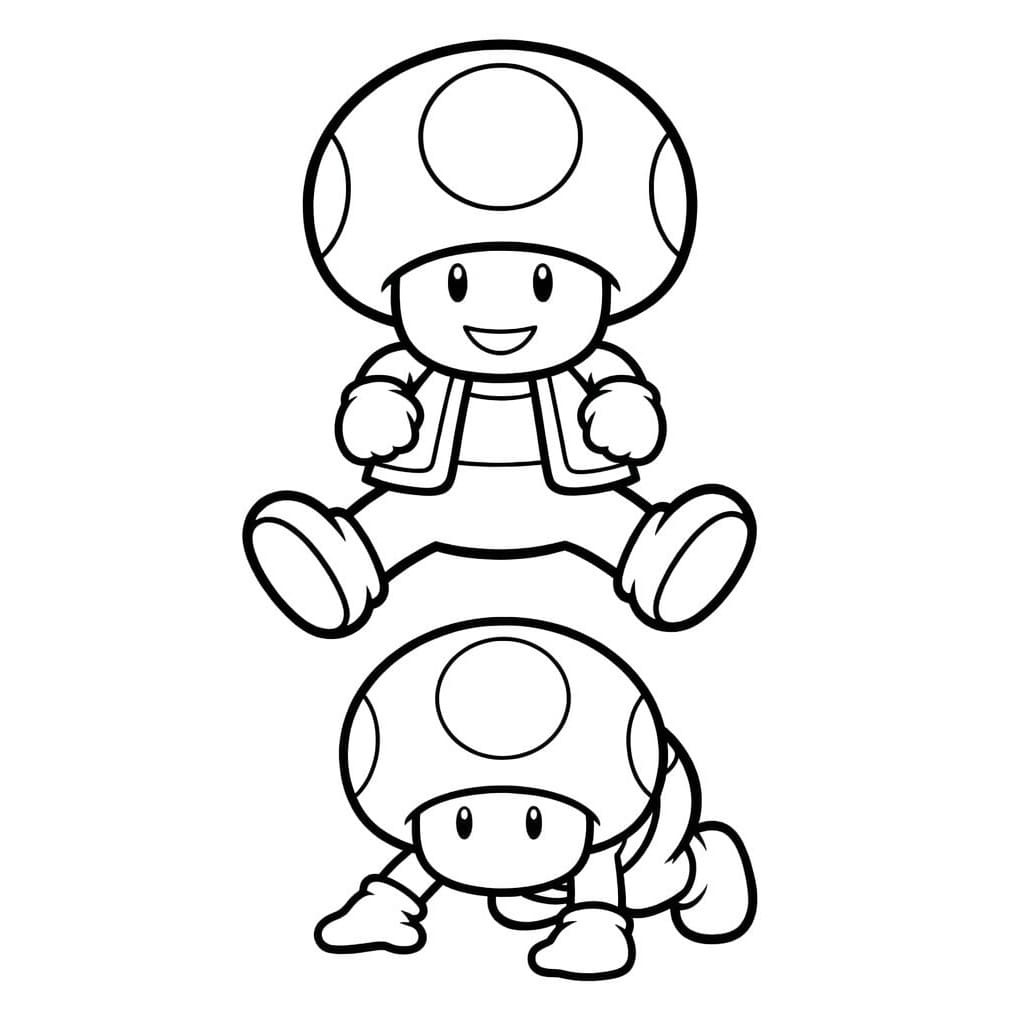 Obraz Toad tisknutelné omalovánka