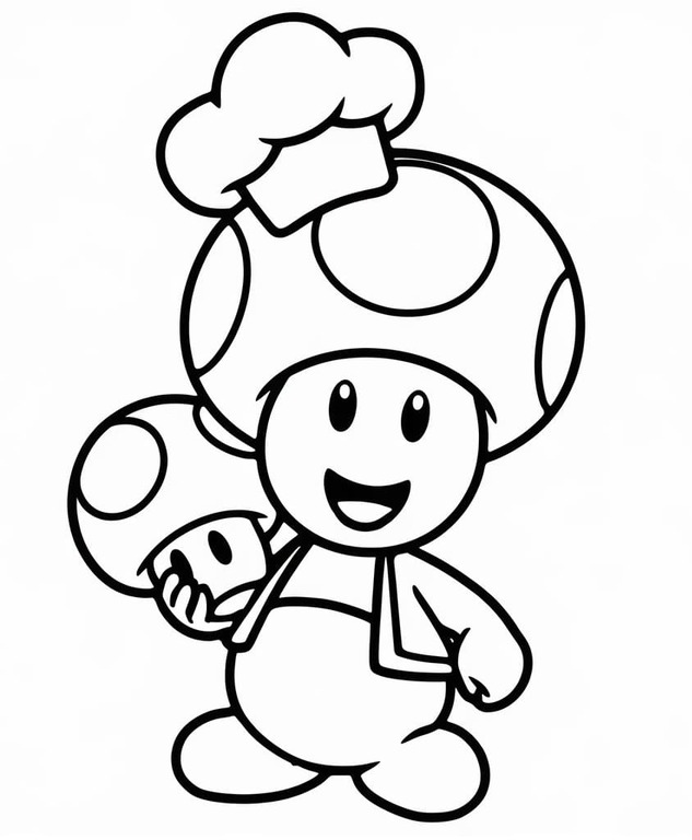Obraz Toad zdarma tisknutelné omalovánka