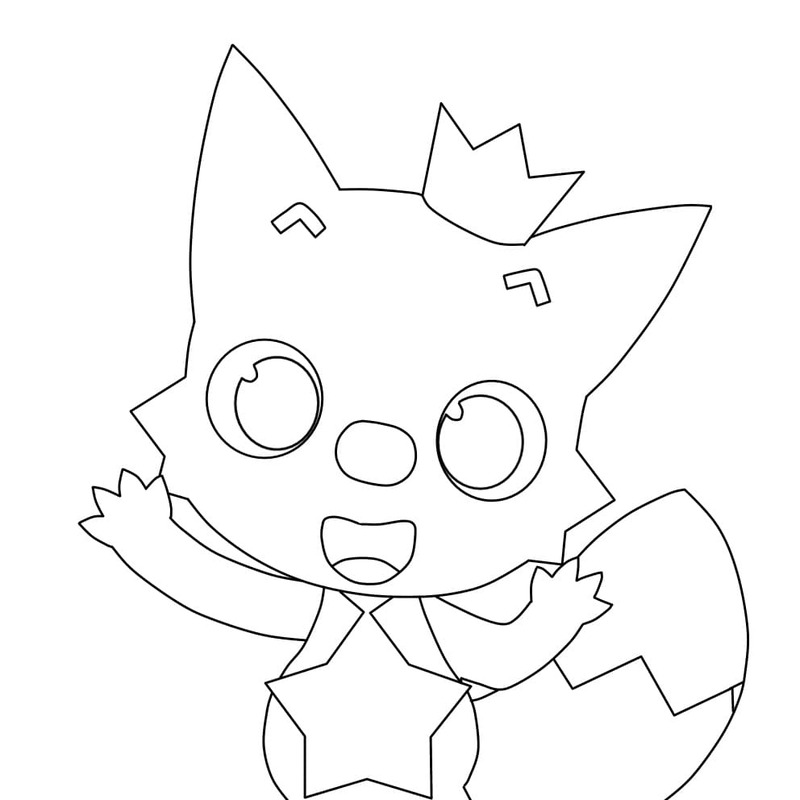 Pinkfong tisknutelné pro děti omalovánka