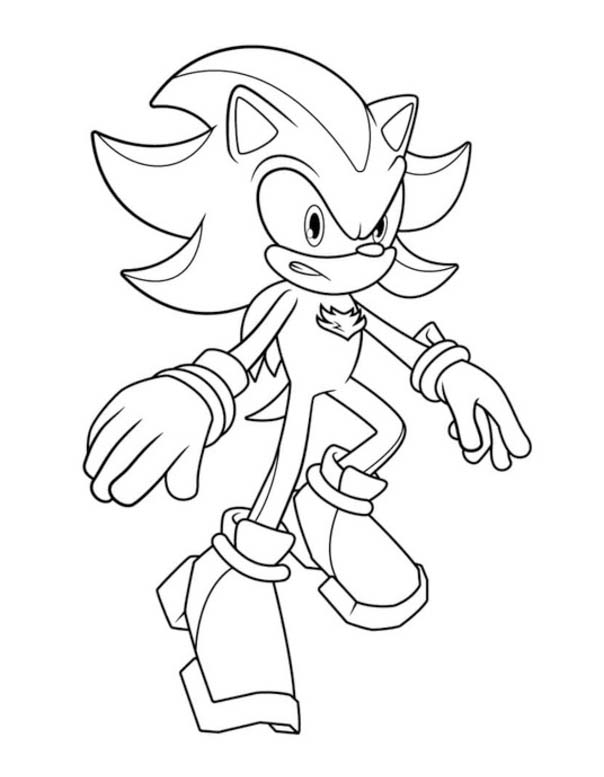 Shadow Sonic omalovánky