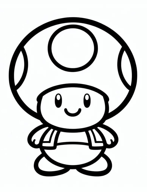 Toad k vytisknutí zdarma omalovánka