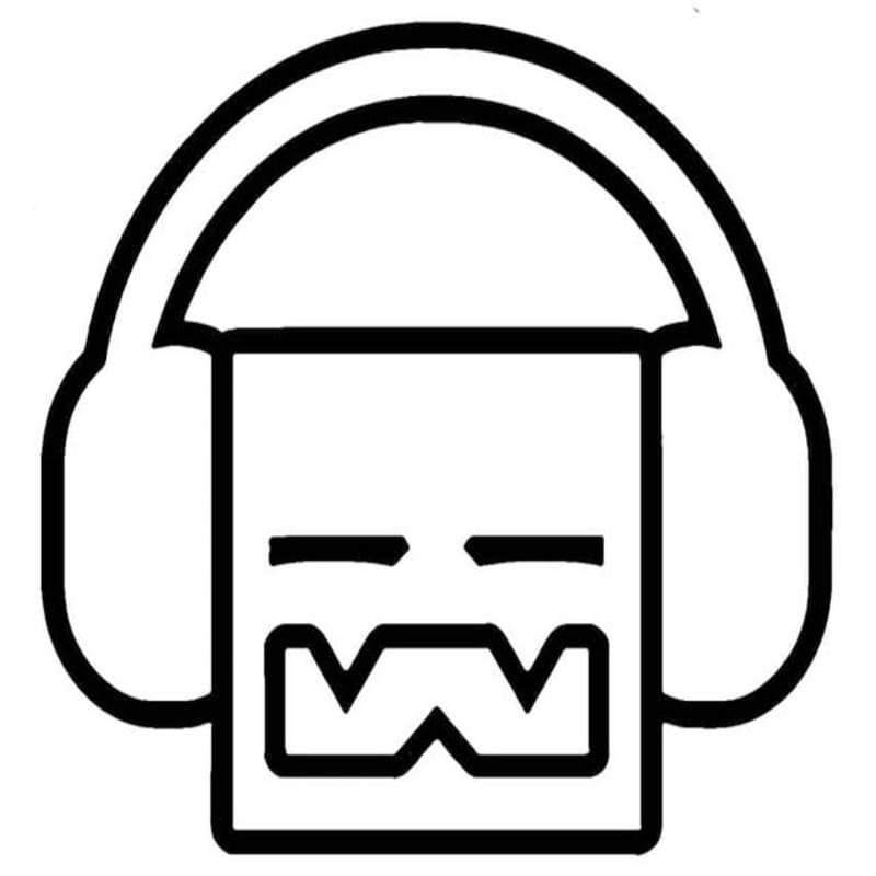 Nakreslete Geometry Dash tisknutelné pro děti omalovánka