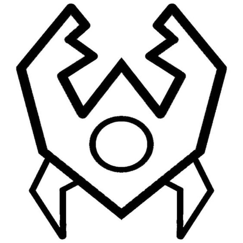 Nakreslete Geometry Dash zdarma základní tisknutelné omalovánka
