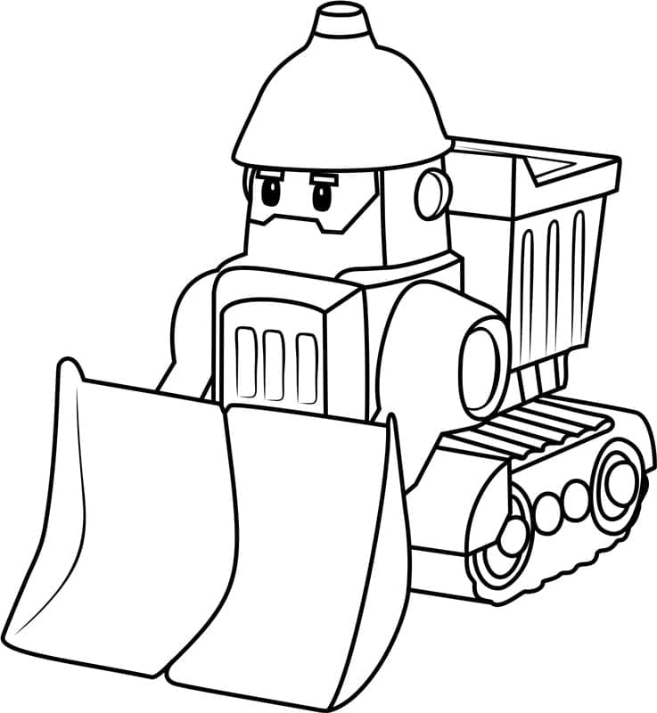 Nakreslete Robocar Poli základní omalovánka