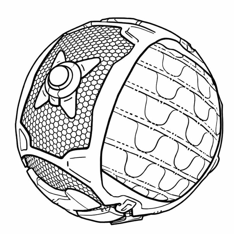 Nakreslete Rocket League zdarma omalovánka