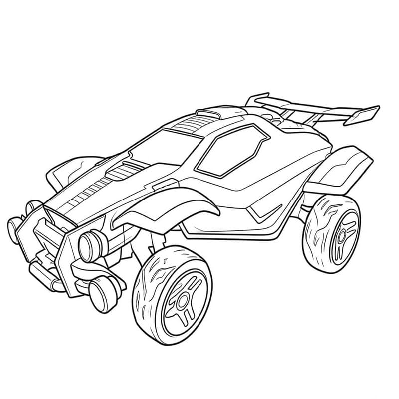 Rocket League zdarma základní omalovánka