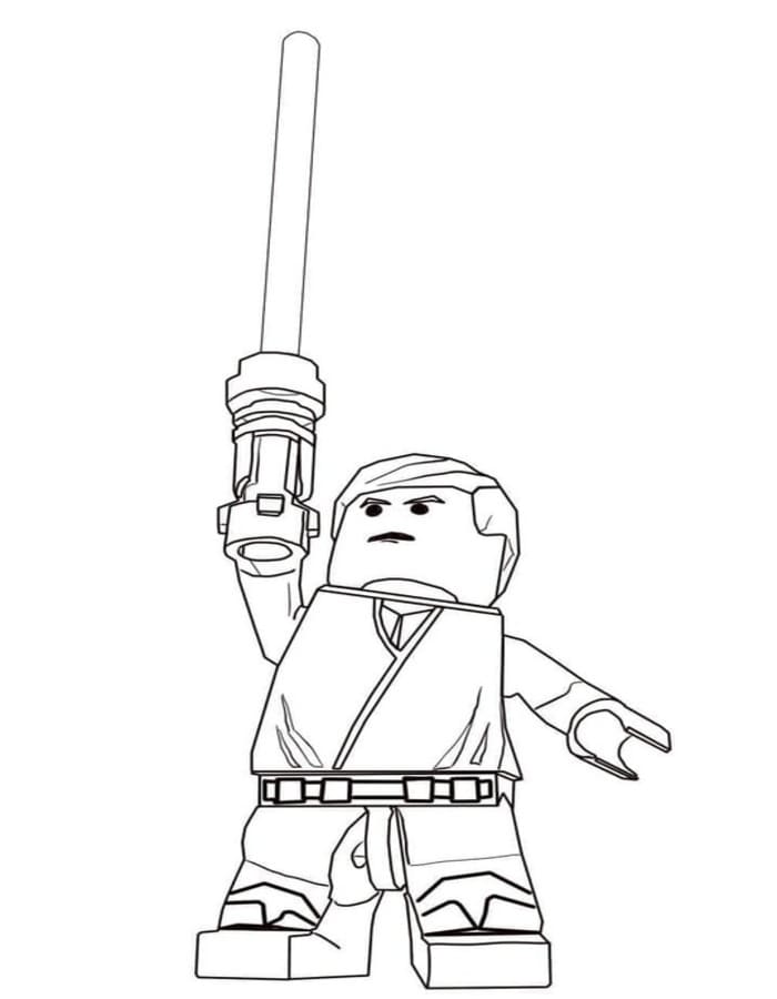 Lego Star Wars tisknutelné omalovánka