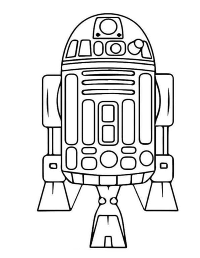 Lego Star Wars zdarma základní tisknutelné omalovánka