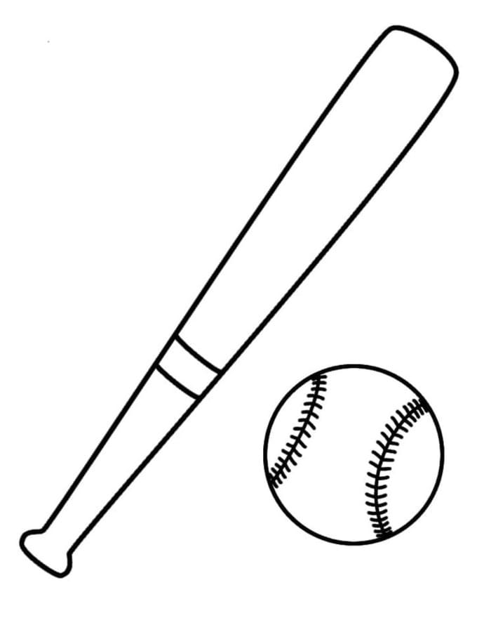 Baseball omalovánky