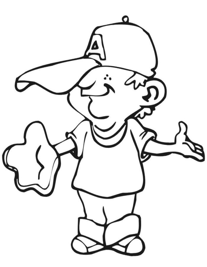 Nakreslete Baseball tisknutelné omalovánka