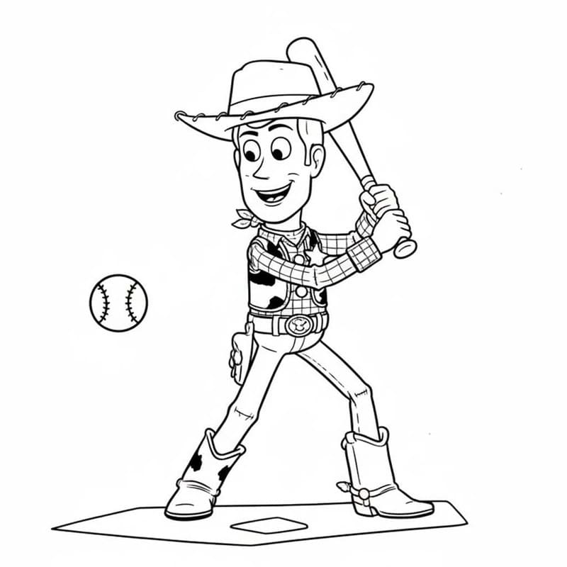 Nakreslete Baseball zdarma snadný omalovánka
