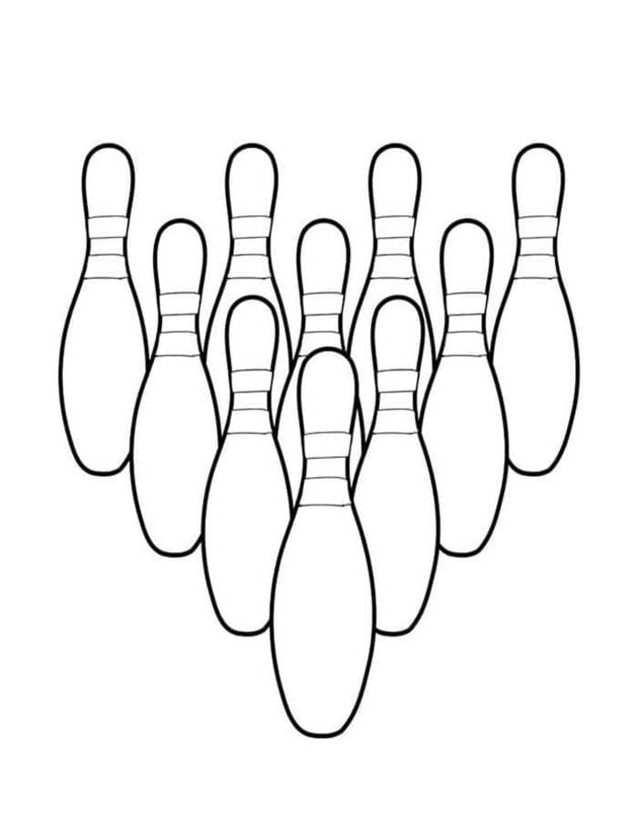 Bowling omalovánky
