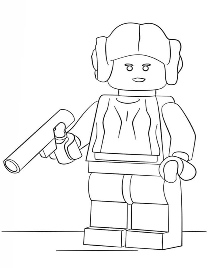 Nakreslete Lego Star Wars základní tisknutelné omalovánka