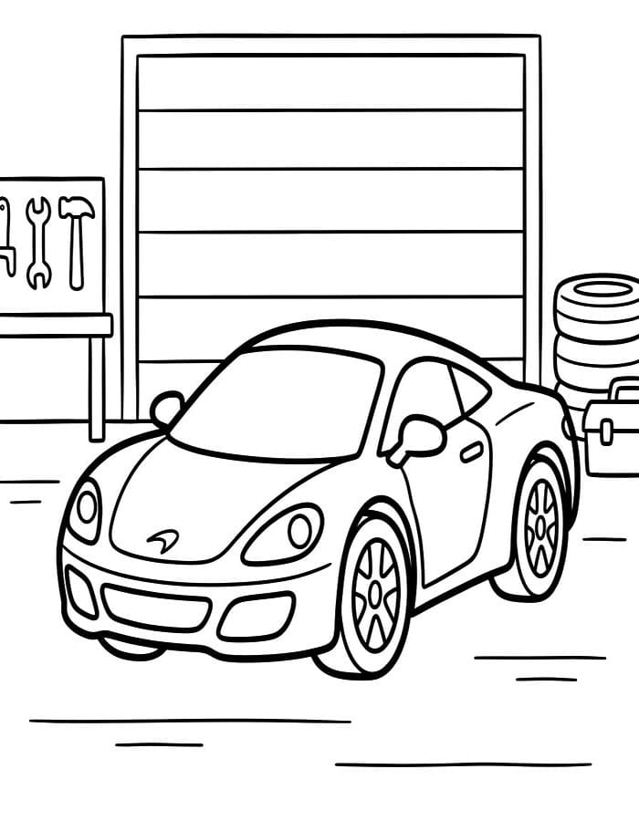 Nakreslete McLaren prostý tisknutelné omalovánka