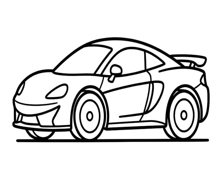 Nakreslete McLaren základní omalovánka