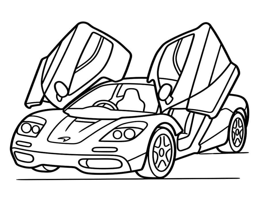 McLaren omalovánky