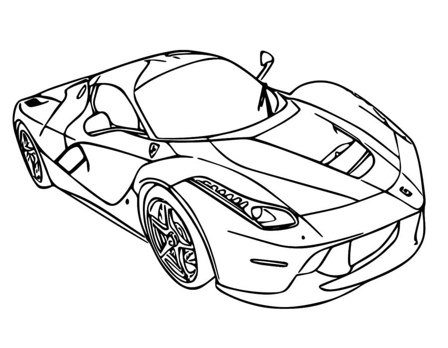 Nakreslete McLaren zdarma základní omalovánka