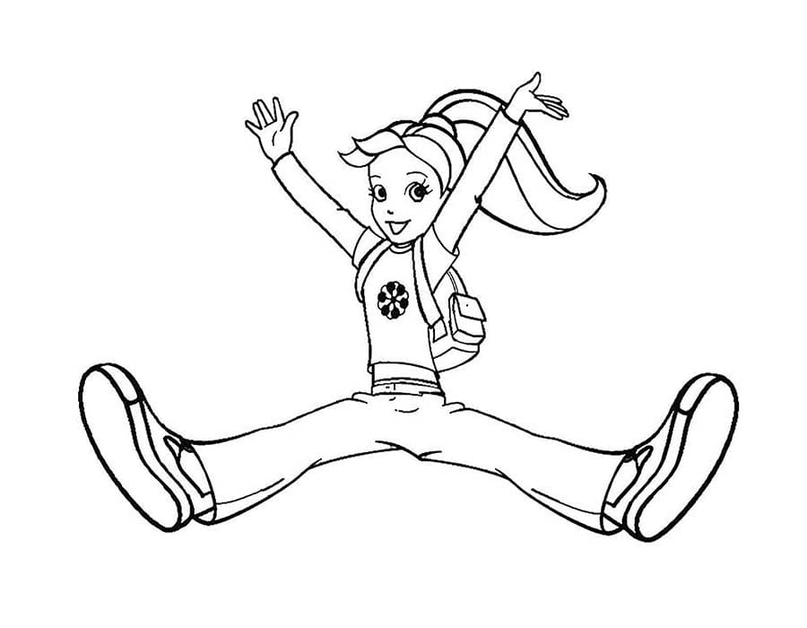 Nakreslete Polly Pocket snadný omalovánka