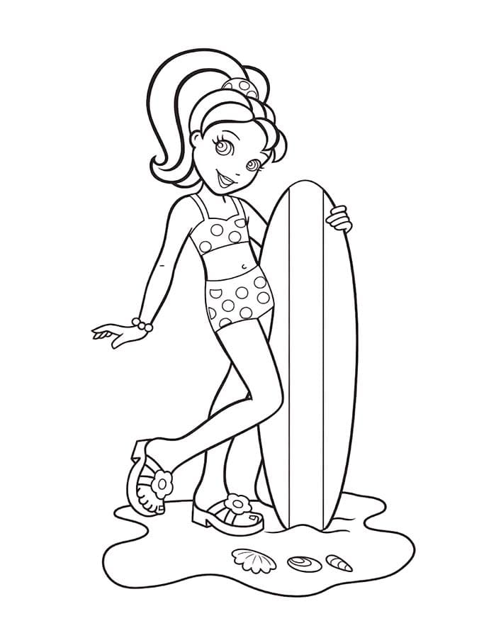 Nakreslete Polly Pocket základní omalovánka