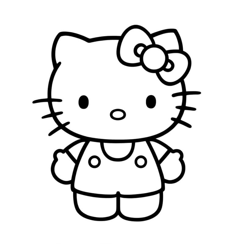 Nakreslete Sanrio pro děti omalovánka