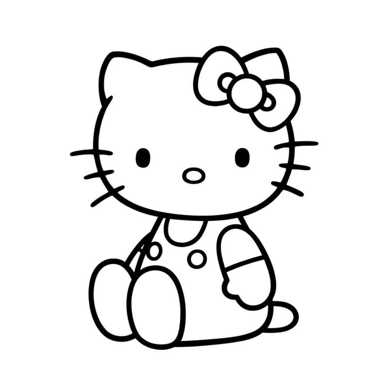 Nakreslete Sanrio prostý omalovánka