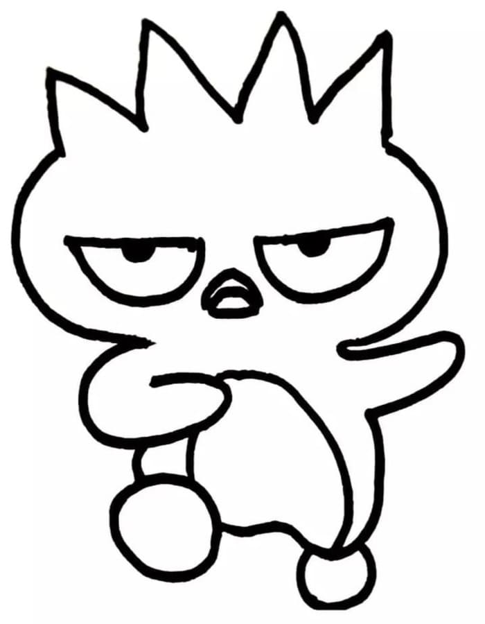 Nakreslete Sanrio snadný tisknutelné omalovánka