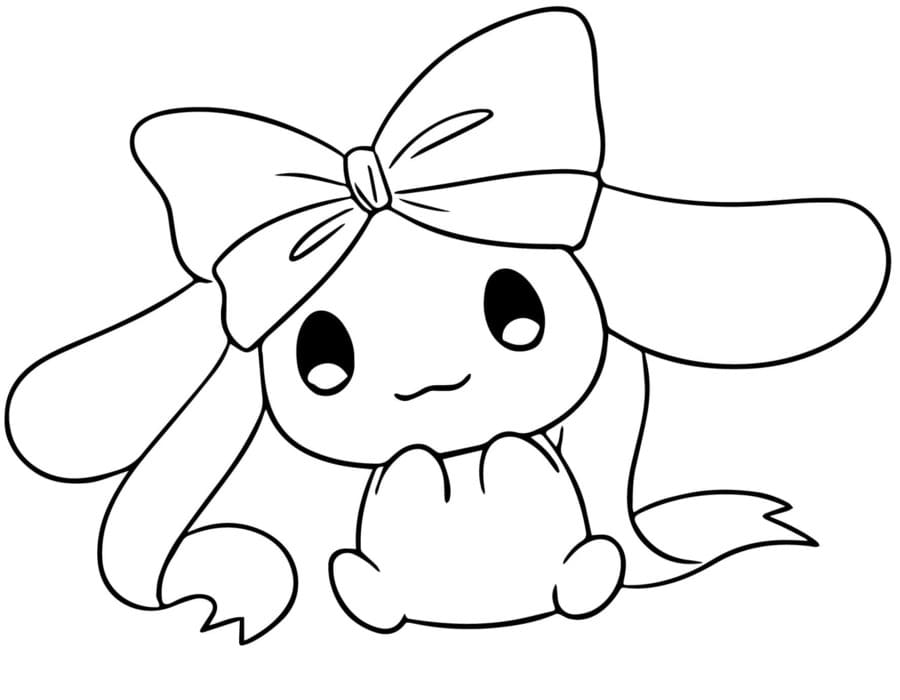 Nakreslete Sanrio základní tisknutelné omalovánka