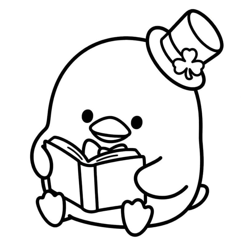 Nakreslete Sanrio zdarma prostý omalovánka