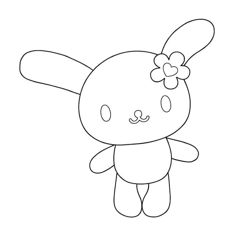 Nakreslete Sanrio zdarma snadný omalovánka