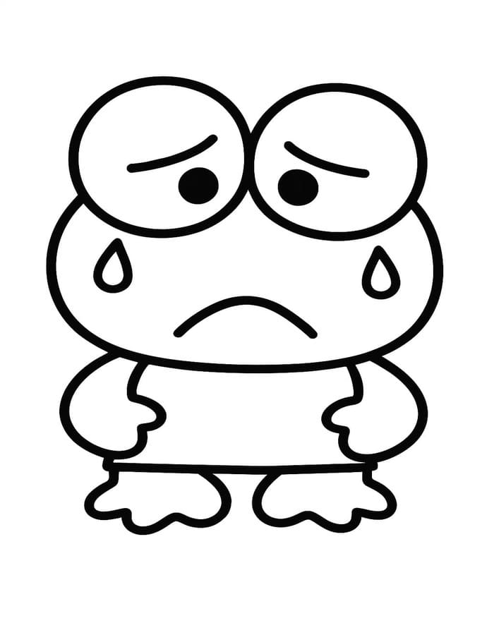Nakreslete Sanrio zdarma základní tisknutelné omalovánka