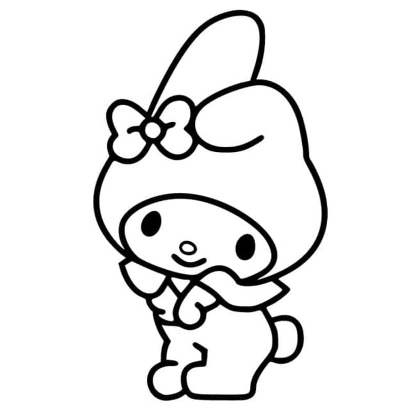 Nakreslete Sanrio zdarma omalovánka
