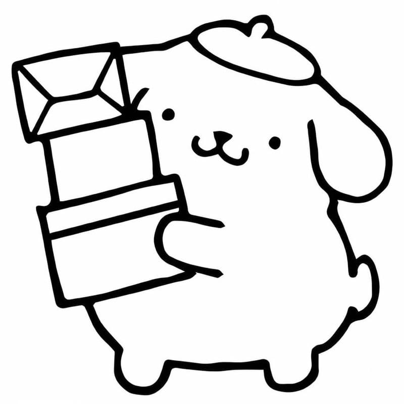 Nakreslete Sanrio omalovánka