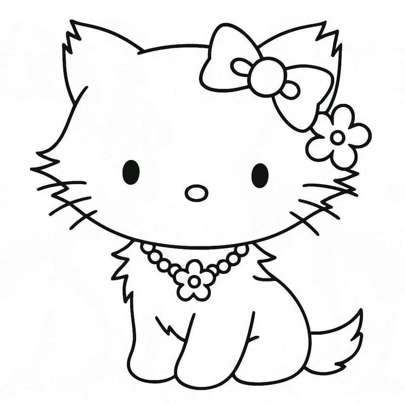 Obraz Sanrio tisknutelné omalovánka