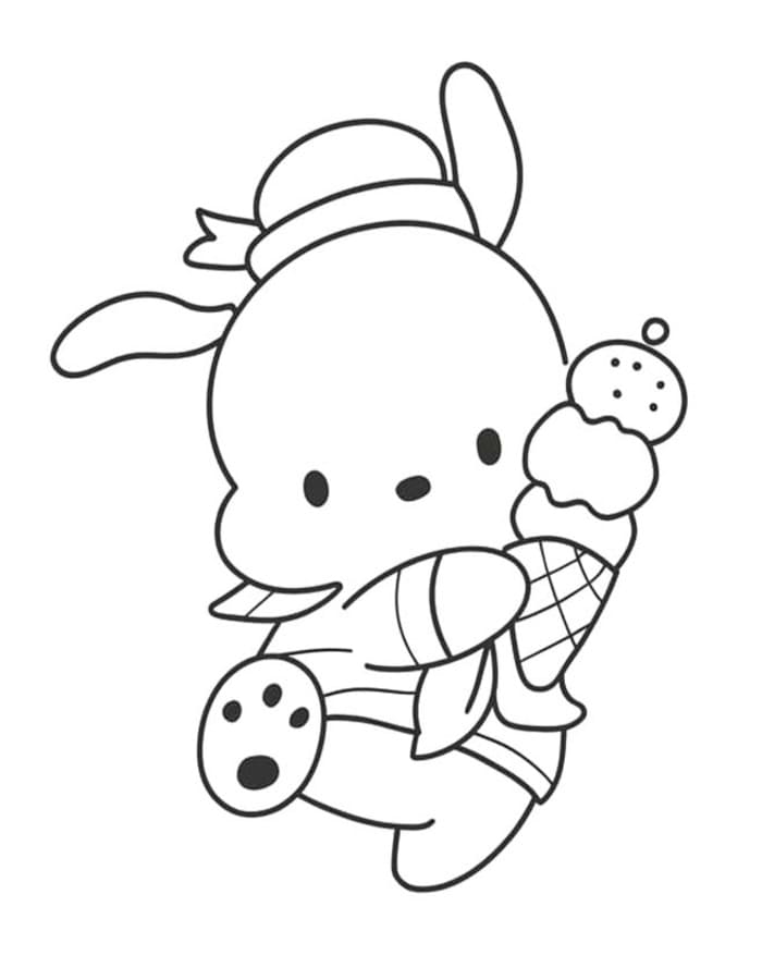 Obraz Sanrio zdarma omalovánka
