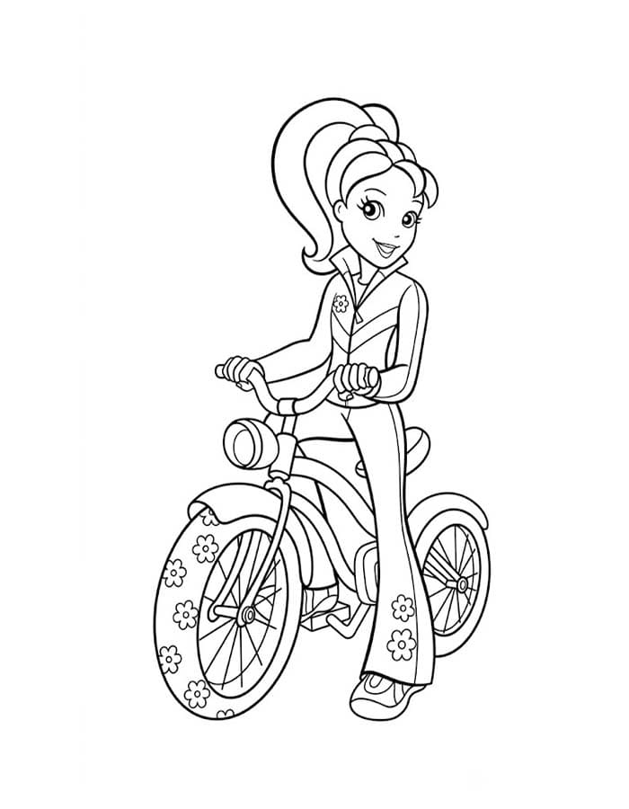 Polly Pocket pro děti omalovánka