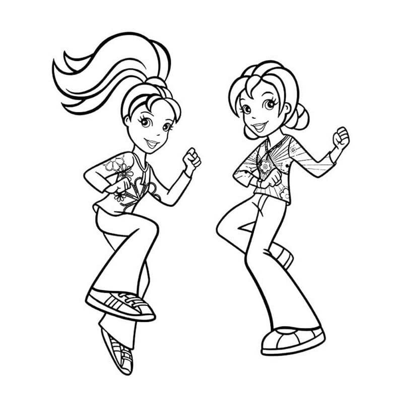 Polly Pocket zdarma základní omalovánka