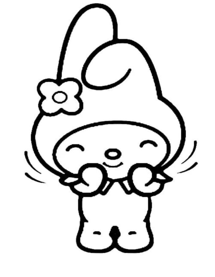 Sanrio k vytisknutí zdarma omalovánka