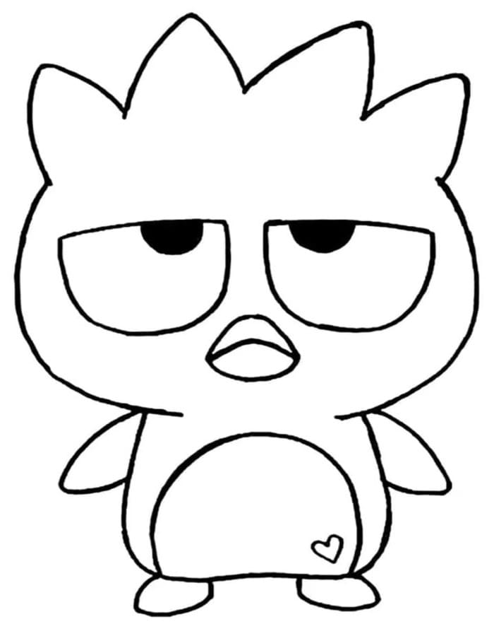 Sanrio zdarma snadný tisknutelné omalovánka