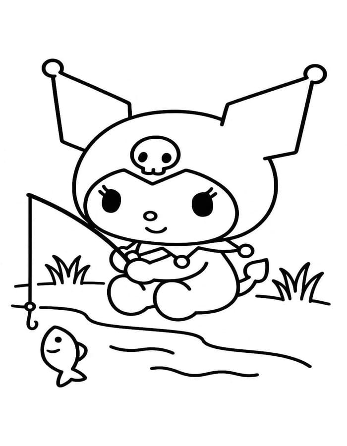 Sanrio zdarma tisknutelné pro děti omalovánka