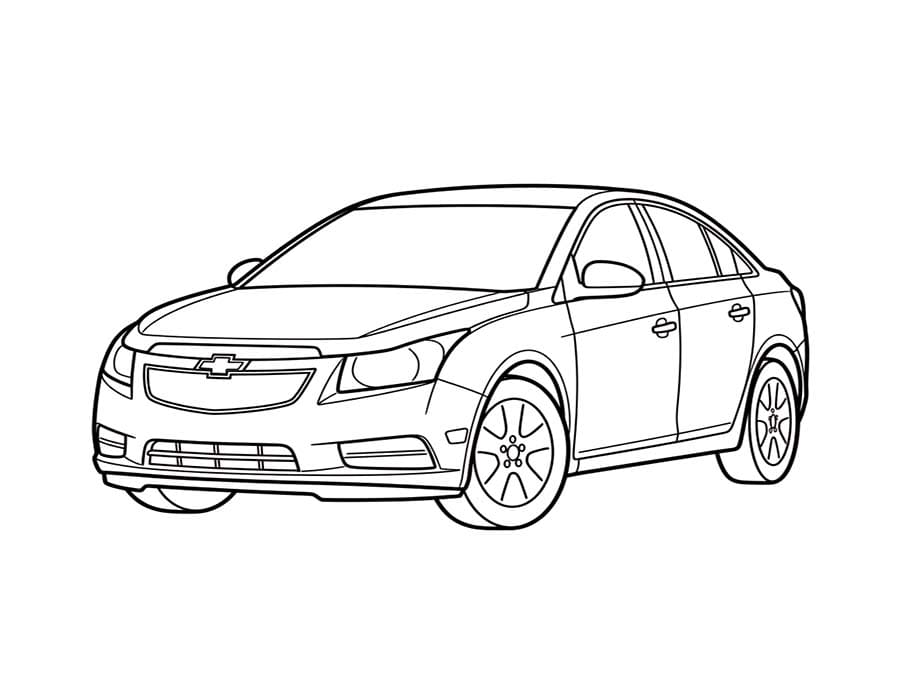 Chevrolet zdarma základní omalovánka