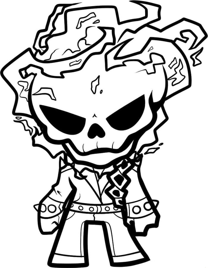 Chibi k vytisknutí omalovánka