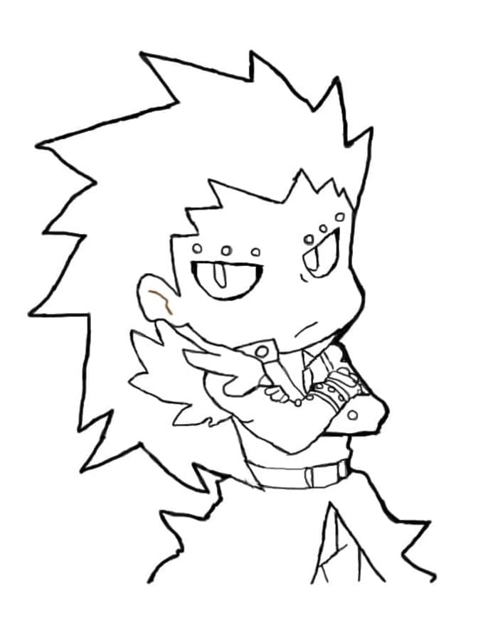 Chibi pro děti omalovánka