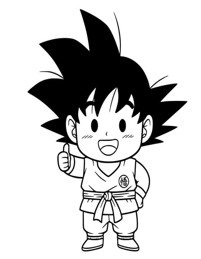 Chibi tisknutelné pro děti omalovánka