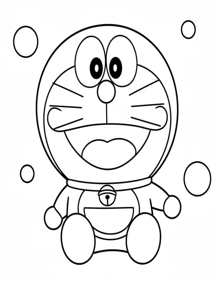 Chibi zdarma prostý omalovánka
