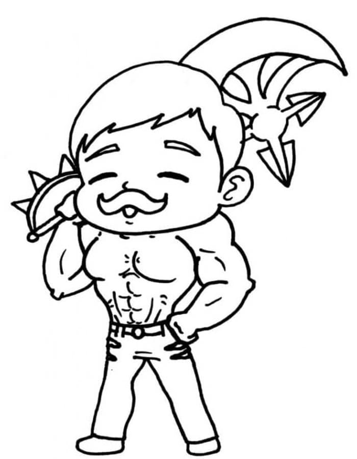 Chibi zdarma snadný tisknutelné omalovánka