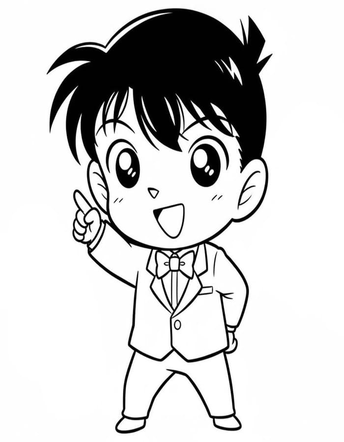 Chibi zdarma základní tisknutelné omalovánka